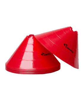 Cawila Markier.Scheiben L 10er d30cm 15cm Rot - rot