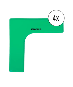 Cawila Marker-System Ecke 27 x 27 x 7,5cm 4er Set - gruen