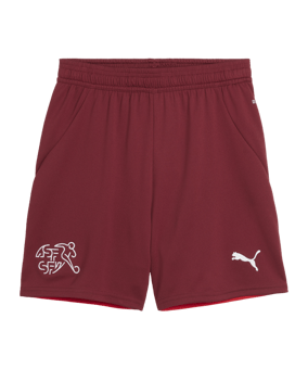 PUMA Schweiz Short EM 2024 Kids Rot F03 - rot