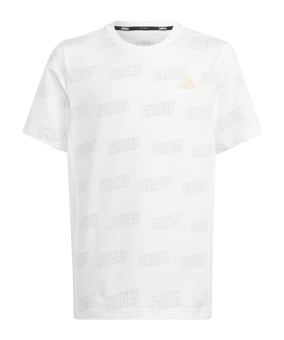 adidas JB T-Shirt Kids Weiss Grau Gold - weiss