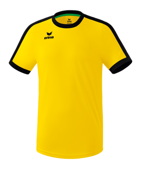 Erima Retro Star Trikot Kids Gelb Schwarz - gelb