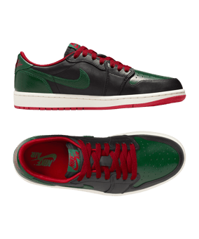 Jordan Air 1 Low OG Damen Schwarz F036 - grau
