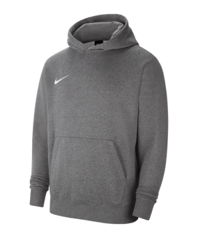 Nike Park 20 Fleece Hoody Kids Grau Weiss F071 - grau