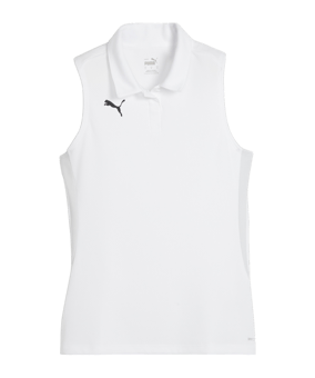 PUMA teamGOAL Poloshirt Damen Weiss Schwarz F04 - weiss