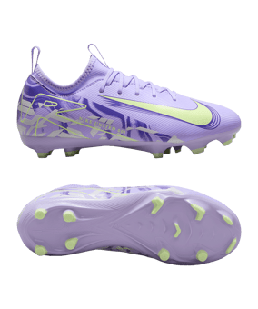 Nike Jr Air Zoom Mercurial Vapor XVI Academy FG/MG United Kids Lila F500 - lila