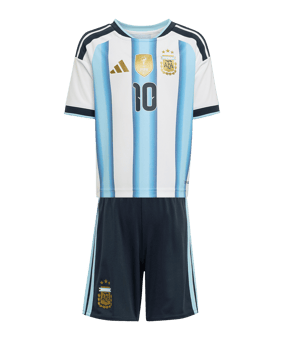 adidas Argentinien Messi Trikot Set Home WM 2026 Kids Weiß - weiss