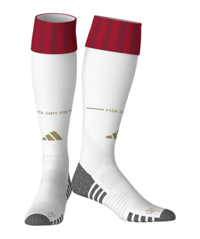 adidas FC Bayern München Strumpfstutzen Home 2026/2027 Weiß - weiss