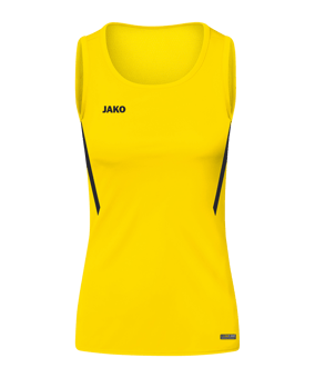 JAKO Challenge Tanktop Damen Gelb Schwarz F301 - gelb