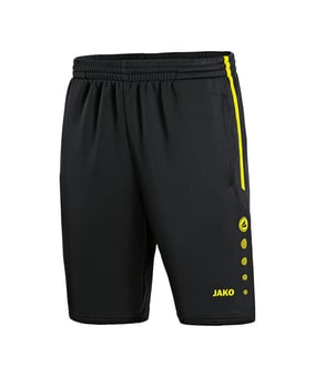 Jako Active Trainingsshort Schwarz Gelb F33 - schwarz