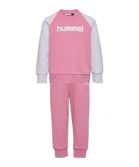 Hummel Mini Reg Base Sweat Set Trainingsanzug Kids Rosa F3203 - rosa