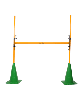 Cawila Hürdenadapter für Trainingsstangen mit 25mm Durchmesser Schwarz - schwarz