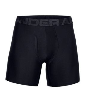 Under Armour Tech Boxer 6in 2er Pack Schwarz F001 - schwarz