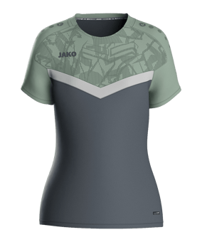 JAKO Icon T-Shirt Damen Grau Grün F852 - grau