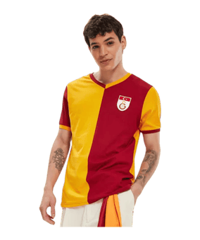 Galatasaray Istanbul Erkek Metin Oktay T-Shirt Gelb - gelb