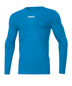 JAKO Comfort 2.0 langarm Hellblau F89 - blau