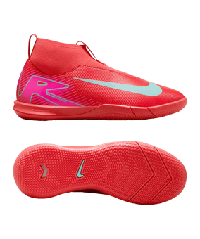 Nike Jr Air Zoom Mercurial Superfly X Academy IN Mad Energy Kids Rot F800 - rot