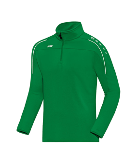Jako Classico Ziptop Kids Grün Weiss F06 - gruen