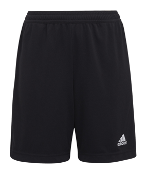 adidas Entrada 22 Trainingsshort Kids Schwarz - schwarz