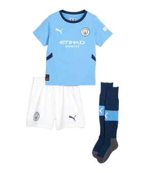 PUMA Manchester City Minikit Home 2024/2025 Kids Blau F01 - blau