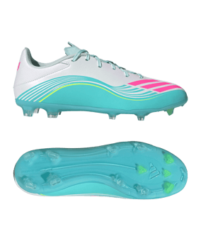 adidas F50 League FG/MG Messi Aurora Radiante Weiß - weiss