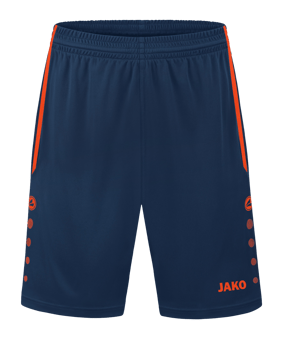 JAKO Allround Trainingsshort Blau Rot F932 - blau