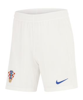 Nike Kroatien Short EM 2024 Weiss Blau F100 - weiss