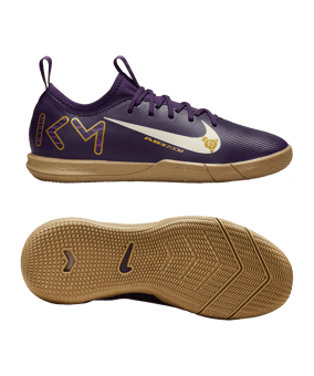 Nike Jr Air Zoom Mercurial Vapor XVI Academy IN Kylian Mbappe Signature Kids Lila F500 - lila