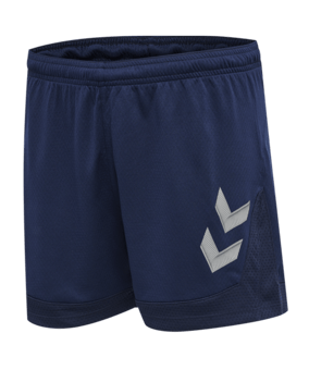 Hummel Lead Poly Shorts Damen Blau F7026 - blau