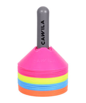 Cawila Mark.Scheiben M 40Stk SHN &Halter d20cm 6cm - weiss