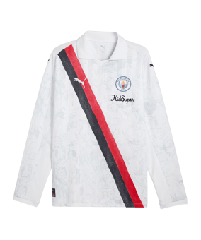 PUMA Manchester City KIDSUPER Retro Longsleeve T-Shirt Weiß F07 - weiss