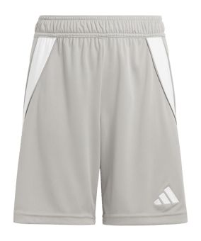 adidas Tiro 24 Short Kids Grau Weiss - grau