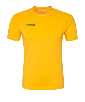 Hummel First Performance Kurzarmshirt Gelb F5001 - gelb