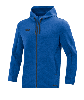Jako Premium Basic Kapuzenjacke Blau F04 - blau