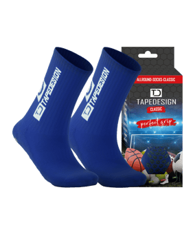Tapedesign Socks Socken Blau F005 - blau