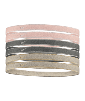Nike Swoosh Sport 6er Pack Stirnband Pink F648 - rosa