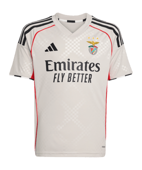 adidas Benfica Lissabon Trikot Away 2025/2026 Kids Beige
