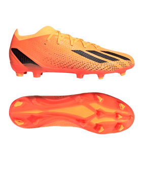 adidas X Speedportal.2 FG Heatspawn Orange Gold Schwarz - gold