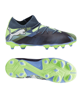 PUMA FUTURE 7 Match FG/AG Lights Out Jr Kids Grau Weiss F03 - grau