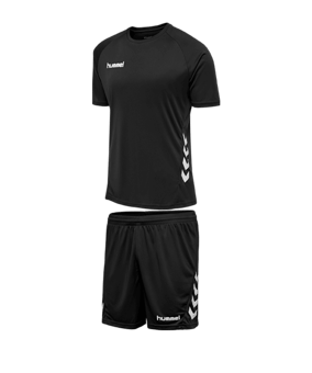 Hummel Promo Trikotset kurzarm Schwarz F2001 - schwarz