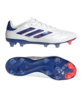 adidas COPA Pure 2 Elite FG Advancement Weiss Blau - weiss