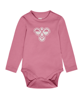 Hummel Mini Logo Body L/S Anzug Kids Rosa F3203 - rosa