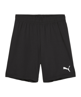 PUMA teamGOAL Short Kids Schwarz Weiss F03 - schwarz