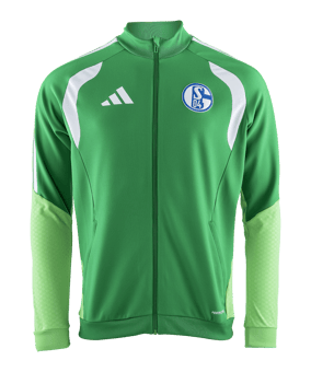adidas FC Schalke 04 Team Trainingsjacke Grün - gruen