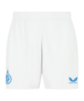 Castore FC Brügge Short Auswärts 2025/2026 Weiß - weiss