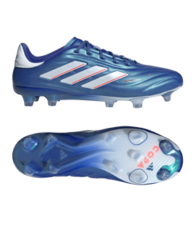 adidas COPA Pure 2.1 FG Marinerush Blau Weiss Orange - blau