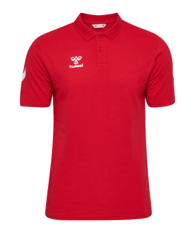 Hummel Go 2.0 Chevron Polo Rot F3062 - rot