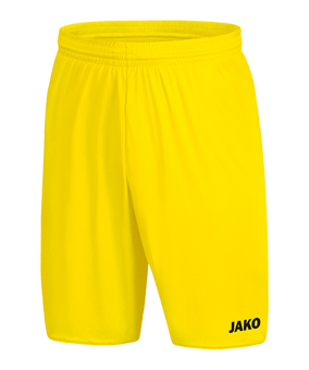 Jako Manchester 2.0 Short ohne Innenslip Gelb F03 - gelb