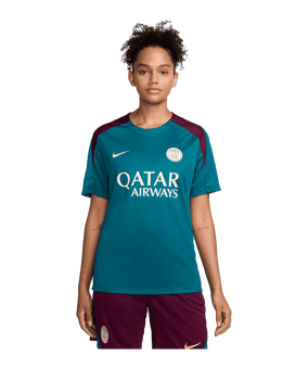 Nike Paris St. Germain Trainingsshirt Grün F382 - gruen