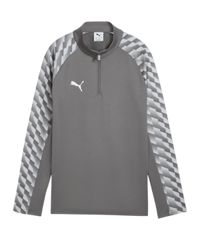 PUMA teamLIGA26 Training 1/4 Zip Top Kids Grau F13 - grau