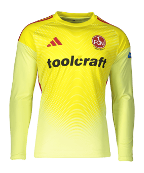 adidas 1. FC Nürnberg Torwarttrikot 2025/2026 Gelb